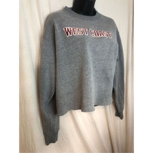 JOHN GALT BY BRANDY MELVILLE GRAY WEST COAST SWEATER ONE SIZE MADE IN ITALY - Picture 1 of 6